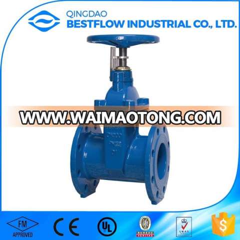 Soft Seal Ductile Iron Nrs Flange Gate Valve