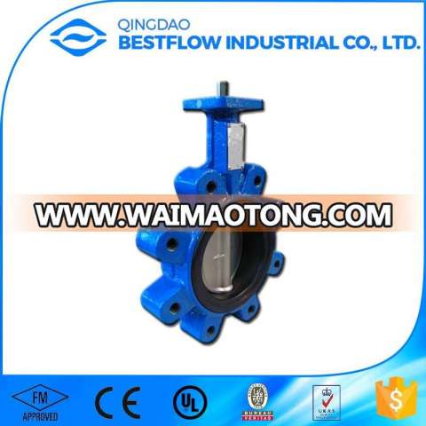 Pn16 Ductile Iron Manual Lug Butterfly Valve