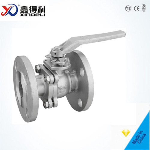 JIS 10k Stainless Steel Ss304 Flanged Floating Manual Ball Valve