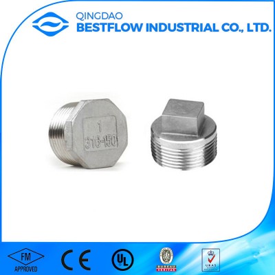 Hex Head Plug with NPT Male Thread Pipe Fitting