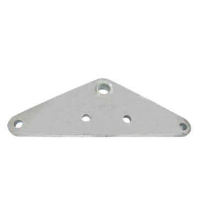 3 Hole Strain Triangle Electric Power Hardware Steel Yoke Plate for Overhead Line Fittings