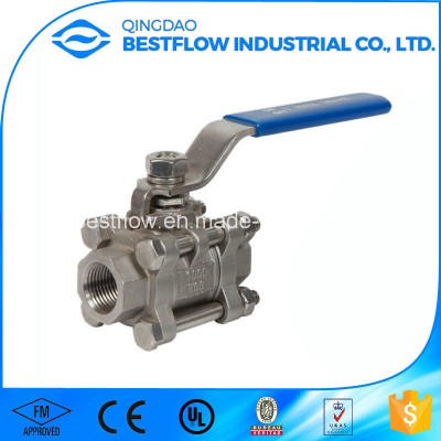 Stainless Steel/Carbon Steel 1000wog/2000wog 1PC/2PC/3PC Threaded/Butt Welding/Socket/Flanged Ball Valve